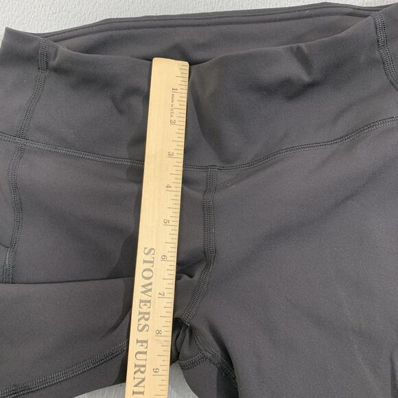 Lululemon Pants Womens 6 Pace Rival Crop Yoga Athletic Pocket Zip Activewear - Picture 5 of 13